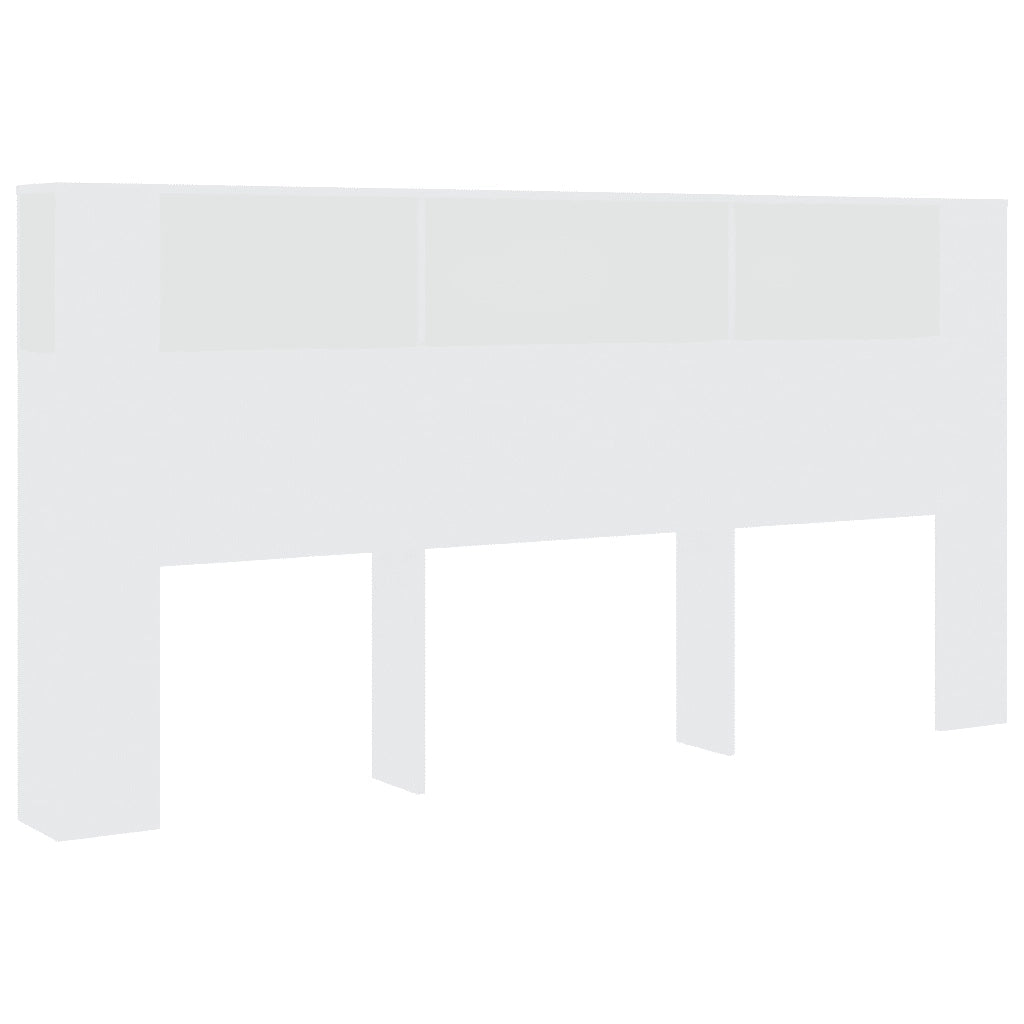 Testiera | Testata con Contenitore Bianco 200x18,5x104,5 cm