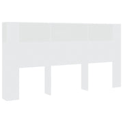 Testiera | Testata con Contenitore Bianco 200x18,5x104,5 cm