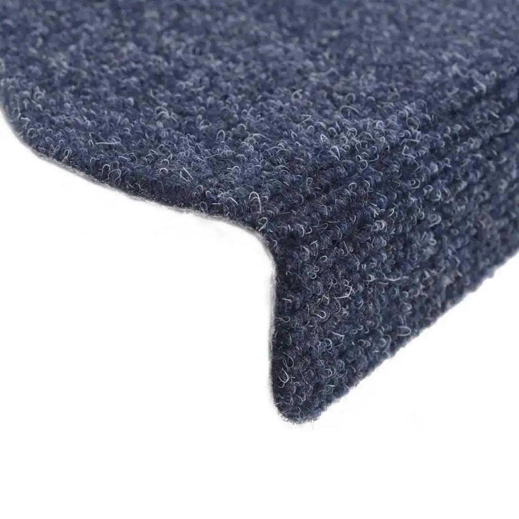 Tappetini per scale autoadesivi 20 pz 56x17x3 cm blu semicircolari 3365672