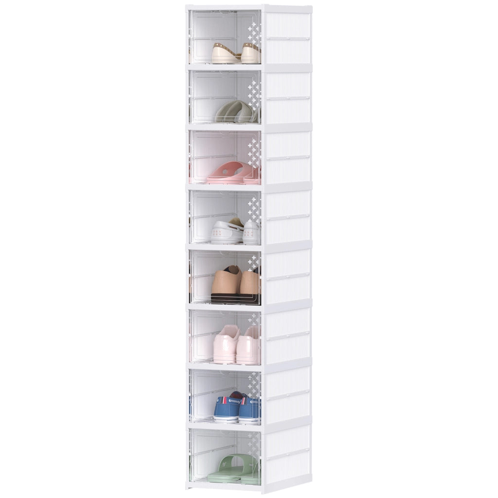 Scarpiera 8 Ripiani Folding ¨C Minimal ¨C Bianco
