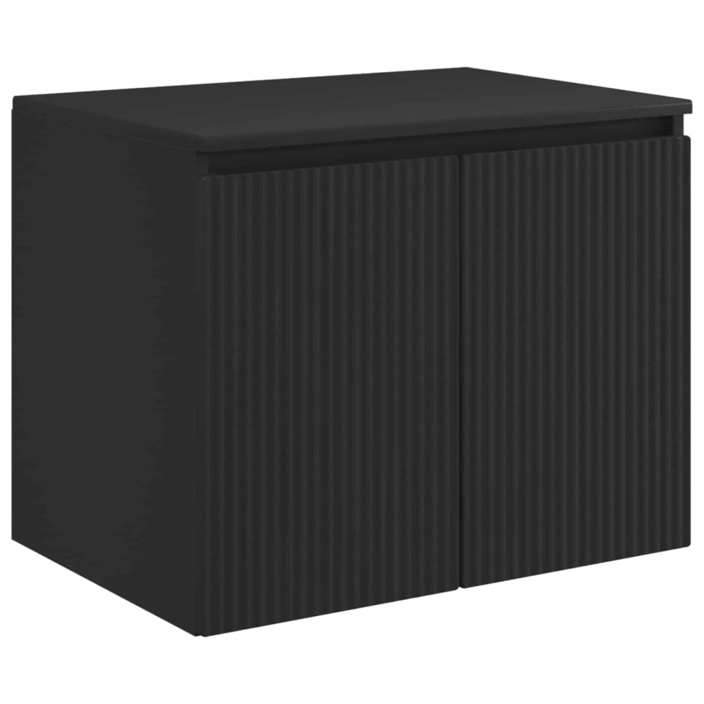 Set di Armadi da Bagno 3 pz Nero 49,5 x 44,5 x 66 cm 3405708