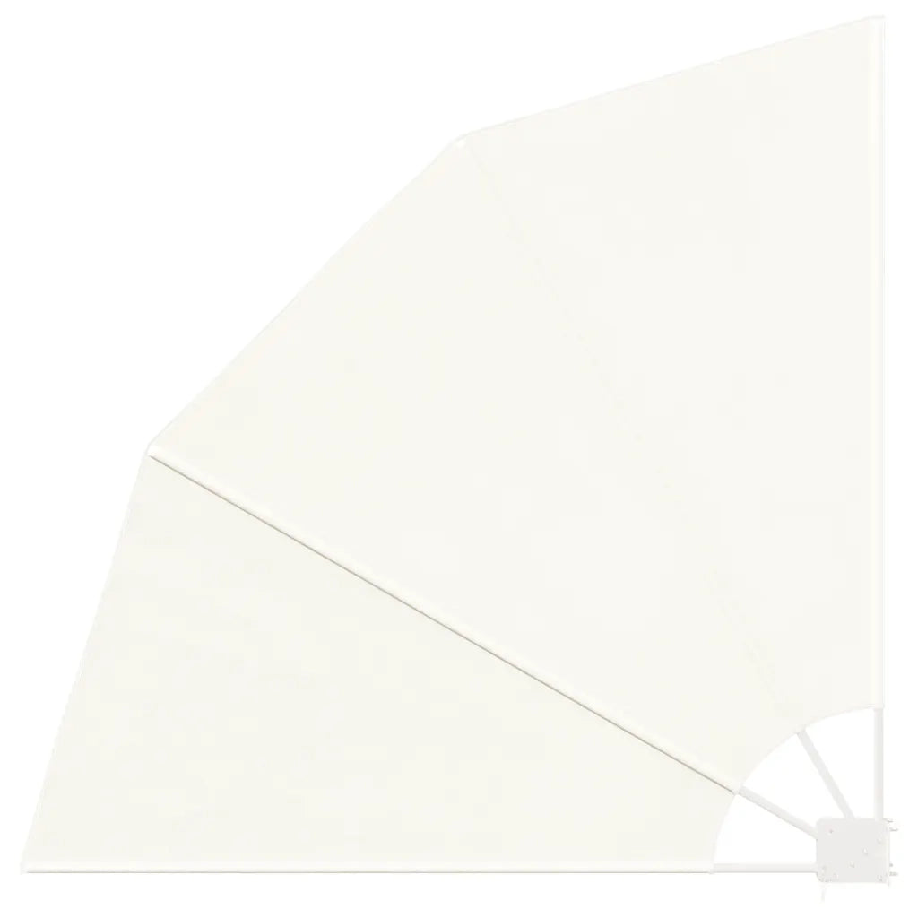 Tenda Laterale per Balcone Pieghevole Crema 140x140 cm 41578