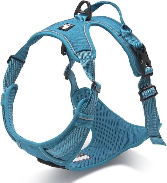 Harnas Riflettente per Cani da Esterno - Cintura di Sicurezza Adattabile per Cani di Taglia Media e Grande