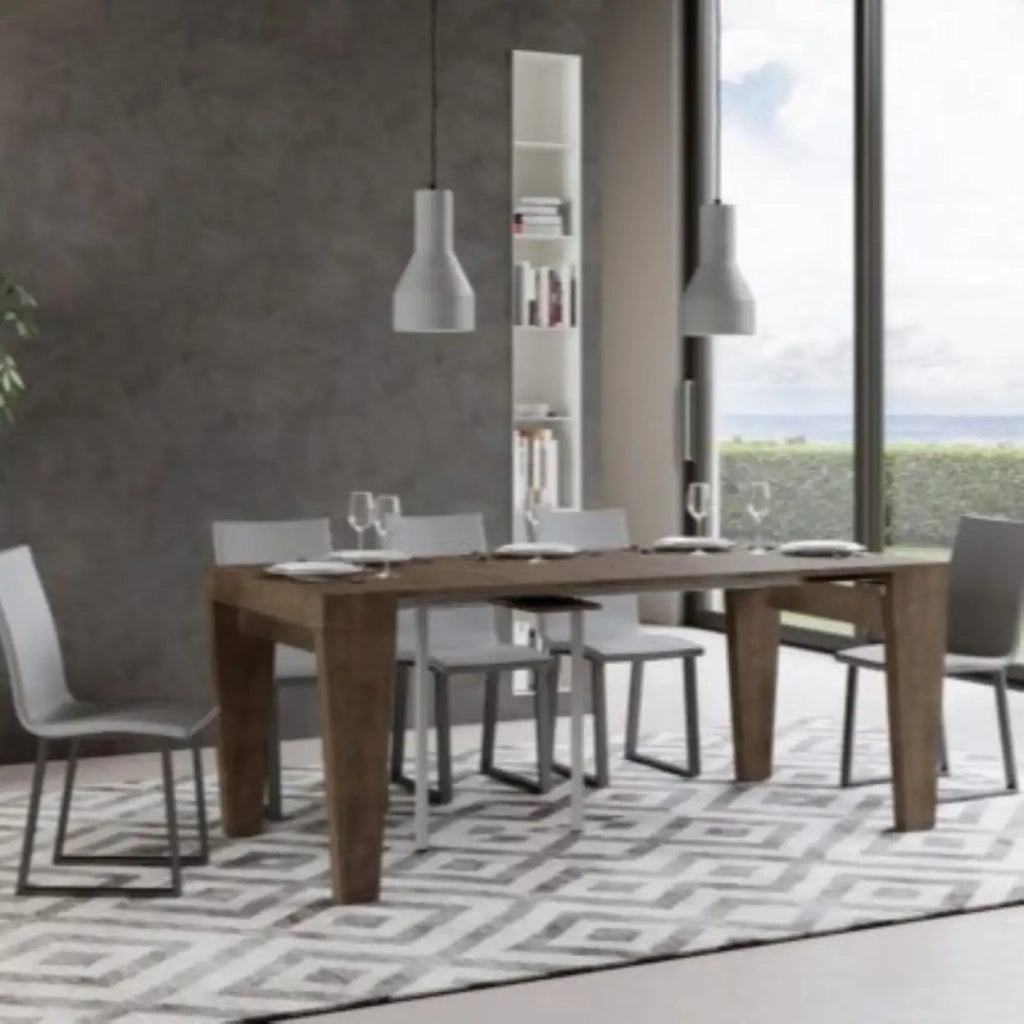 Consolle allungabile 90x40/300 cm Spimbo noce