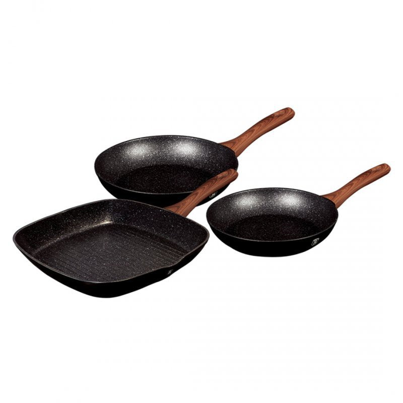 Berlinger haus BH-7101 Set di 3 pentole antiaderenti in granito