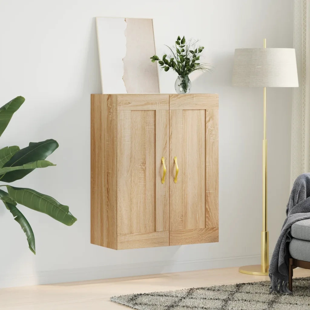 Armadietto a Muro | Mobile a Parete Rovere Sonoma 69,5x34x90 cm Legno Multistrato