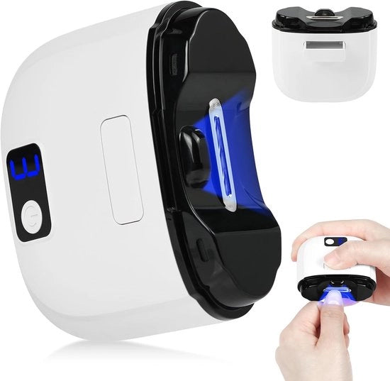 Nageltrattore elettrico – Stile e portatile – 3 impostazioni di velocità – Con illuminazione a LED – Ricaricabile via USB – Trattore di unghie 3 in 1 automatico – Nageltrattore elettrico professionale – Unghie tagliate e levigate – Adatto a tutte le età