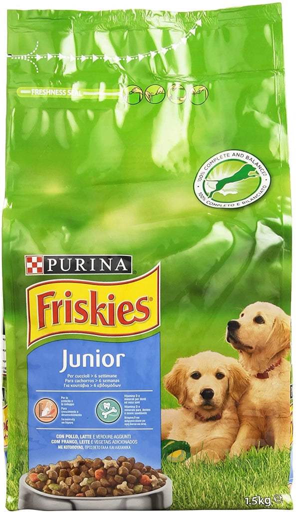 FRISKIES JUNIOR CROCCHETTE PER CANE AL POLLO 1,5 KG