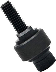 Perforatrice per piastre metalliche - a 6 punte - in acciaio - fori - metallo - adatta per 32 mm/19 mm/21 mm/24 mm/27,5 mm/22 mm - nero.