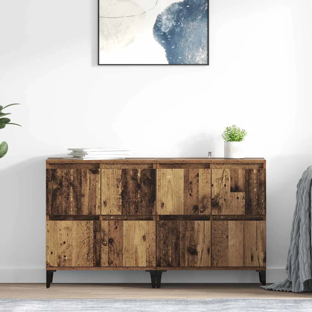 Credenza | Sideboards 2 pcs Legno vecchio 60 x 35 x 70 cm