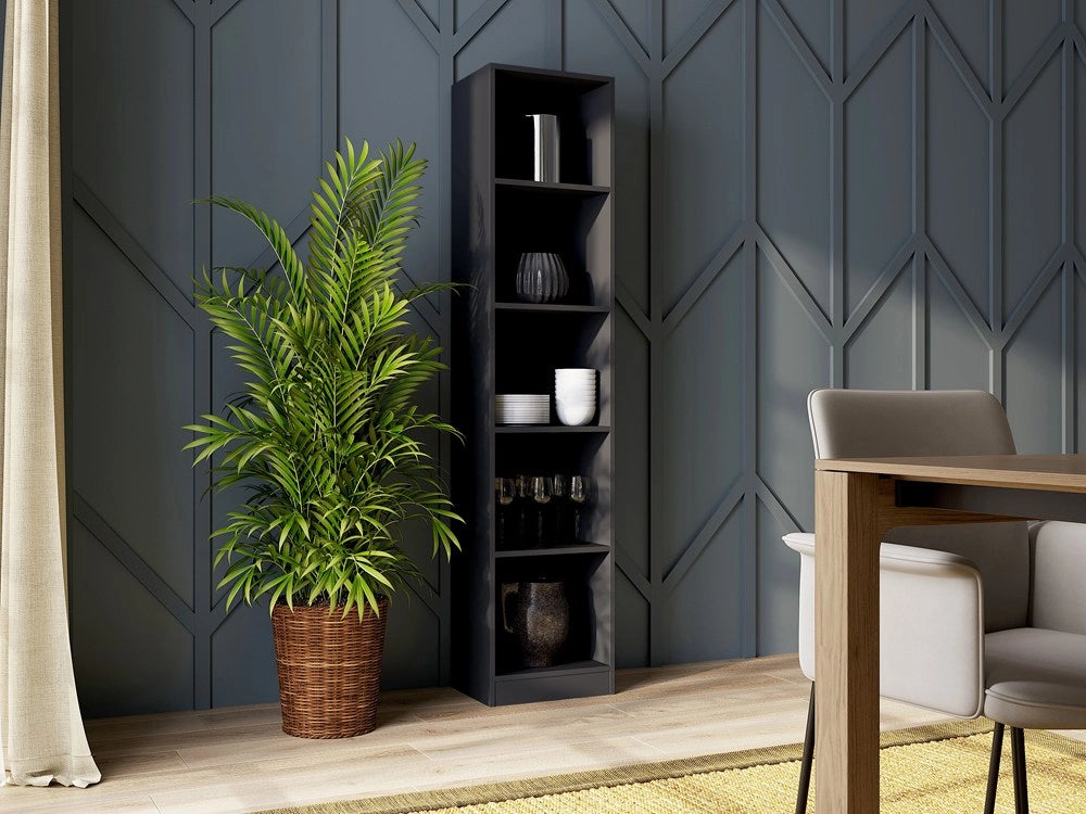 Scaffale ONYX R40 nero libreria moderna