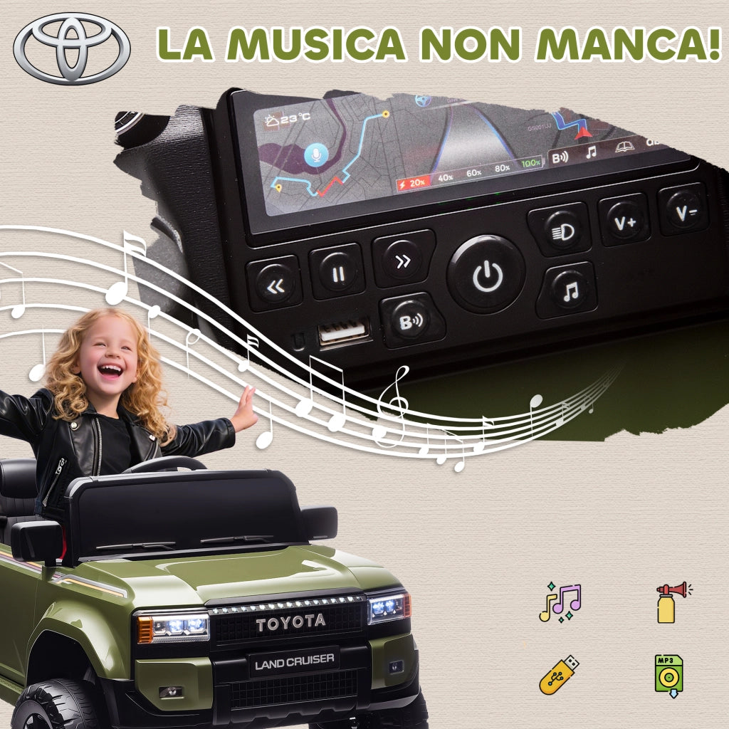 Auto Elettrica per Bambini ¨C Minimal ¨C Verde 12V