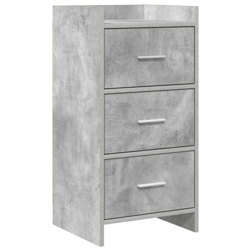 Credenza Grigio Cemento 40 x 36 x 80 cm Legno ingegnerizzato 8011062