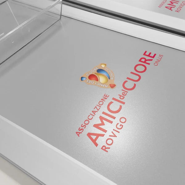 Porta brochure A4 in Metallo a Parete - Non personalizzato