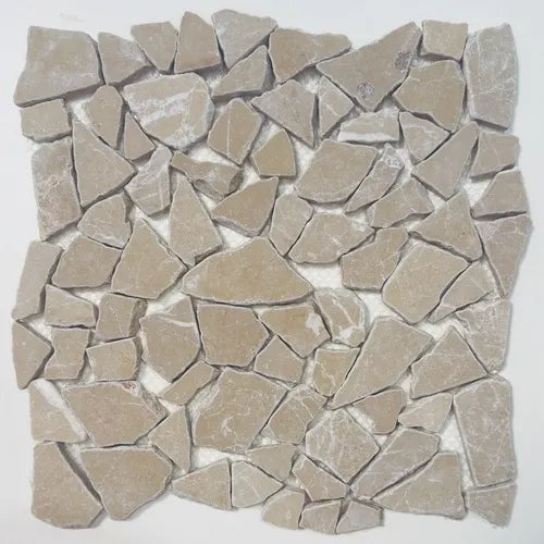 Pavimentazione in Marmo Beige Invecchiato Scuro - Spessore 0,8 CM