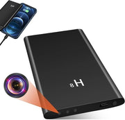 Portatile di Ricarica 5000mAh - Registrazione Continua 20 Ore 1080P HD - Visione Notturna e Sensore di Movimento