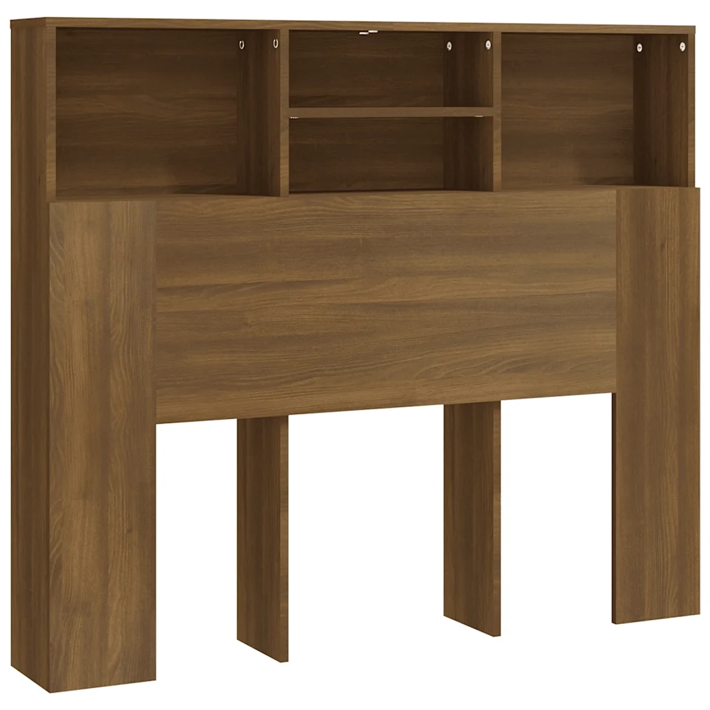 Testiera | Testata con Scomparti Rovere Marrone 120x19x103,5 cm