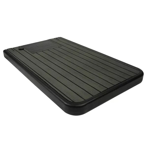 Piatto doccia 2 in 1 per doccia solare da giardino Solaris - Piatto Doccia 2 In 1 Per Doccia Solare Da Giardino Solaris Color Teak Colore: Antracite
