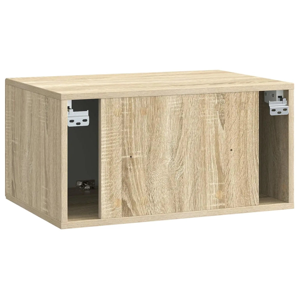 Mobile Porta TV da Muro-Credenza per TV sospesa Rovere Sonoma 59,5 x 41 x 30 cm 110136