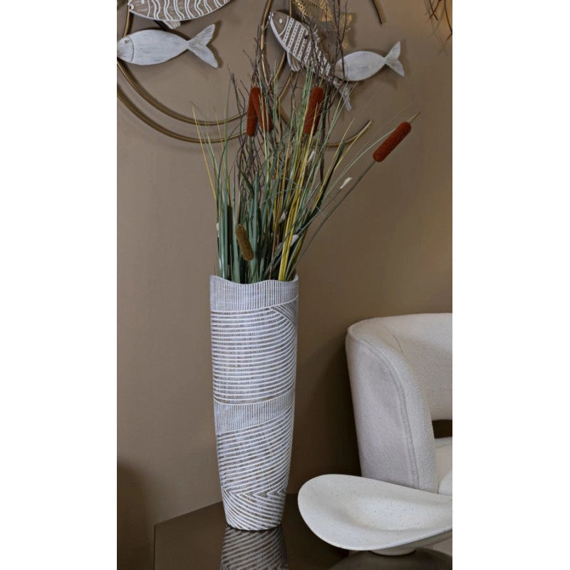 Vaso Resina Woody cm ø 19x55