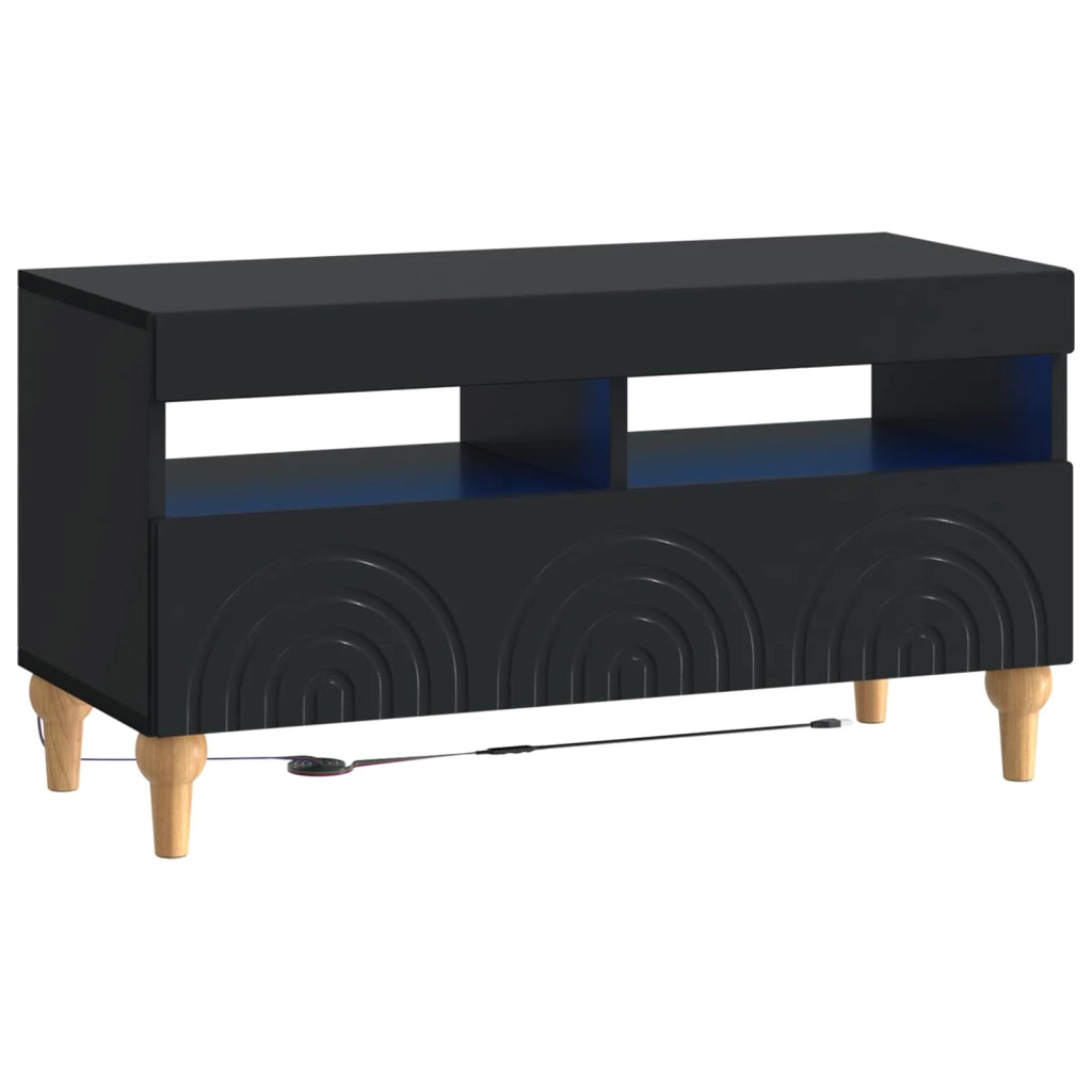 Mobile TV LED Nero Legno ingegnerizzato 896336