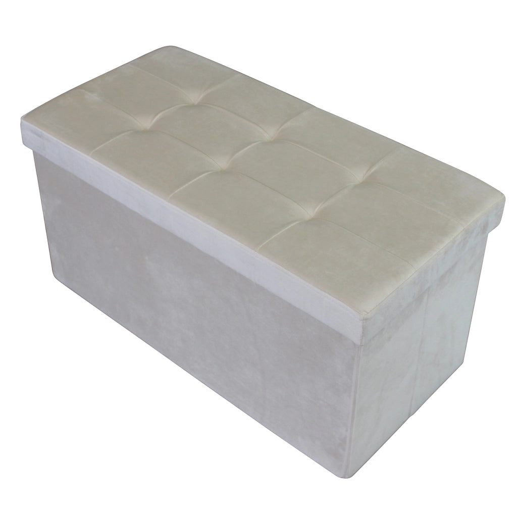 Pouf contenitore in velluto -  MARCUS