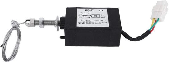 Vitello di chiusura magnetico DC 12/24V - Interruttore per motori a diesel - Materiale di alta qualità - Duraturo - Lunga durata - Funzionamento affidabile - Valvola magnetica