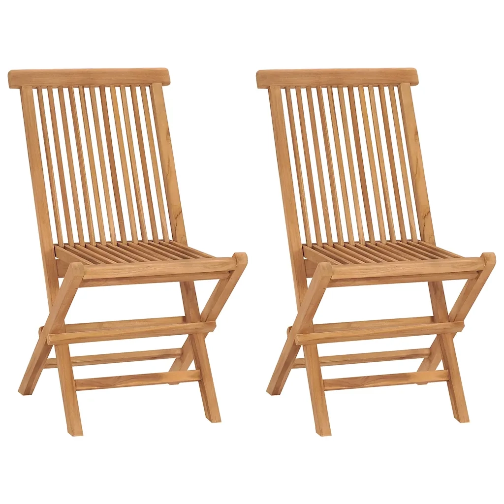 Set da Pranzo per Giardino 3 pz | Set Salotto da Giardino in Legno Massello di Teak