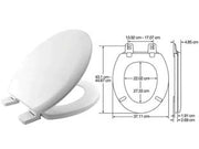 SEDILE WC UNIVERSALE POLIVER PROSEAT coprivaso copriwater BEMIS
