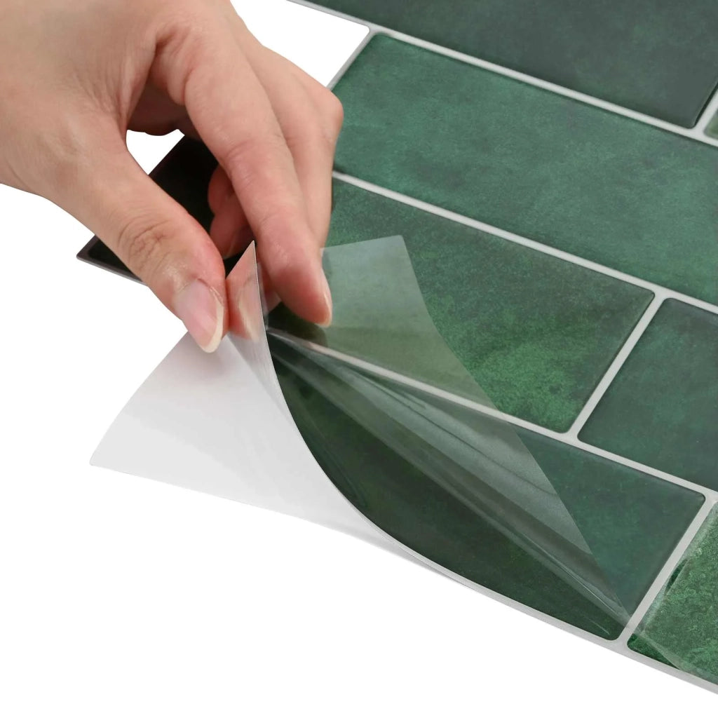 Piastrella subway 50 pcs Verde Scuro 29 x 21 cm 42046143