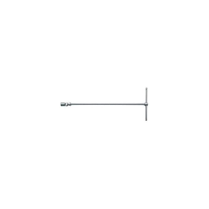 USAG U02760403 276 CE Chiave a T Snodata con Bocca Esagonale 9 mm L 398 mm dimensione bussola 13,2 mm colore Nero