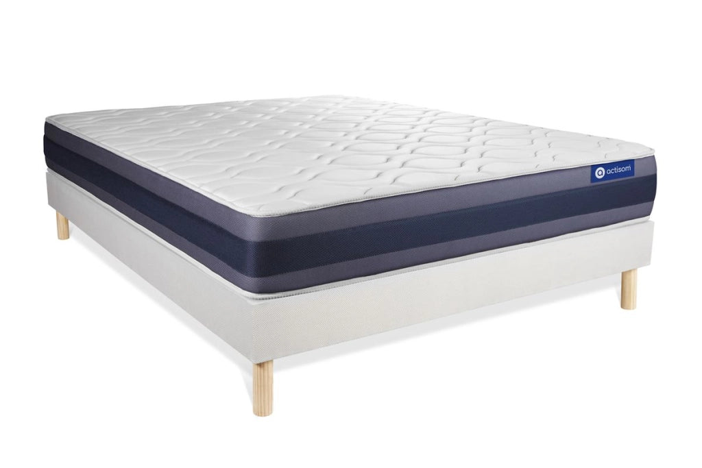 Kit rete e materasso Actiflex morpho 120x210cm - Spessore : 24cm - Molle insacchettate e memory foam - Bilanciato -