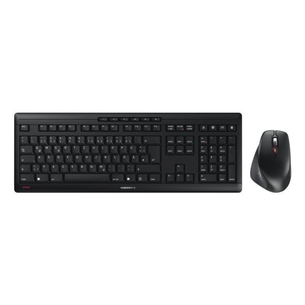 Cherry set di mouse e tastiera jd-8550de-2 / stream desktop comfort nero