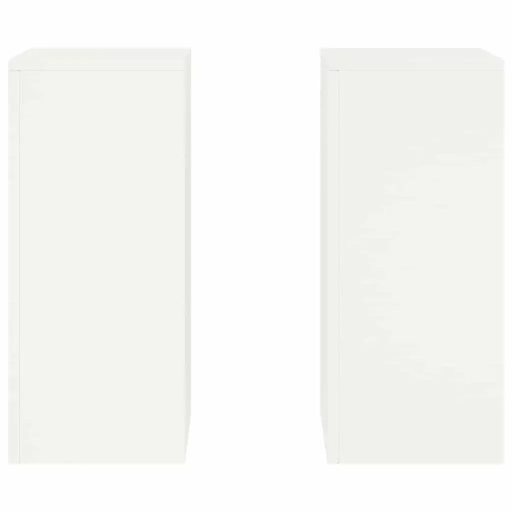 Supporto per piante | Sostegno per piante 2 pz Bianco 24 x 24 x 55 cm Acciaio