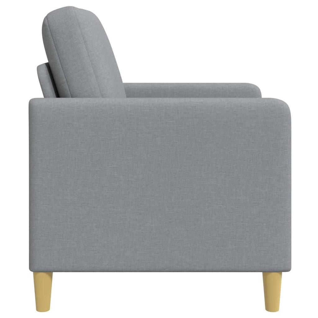 Divano con Storage Grigio Chiaro 72 x 78 x 87 cm Poliestere 42036863