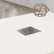 Piatto doccia effetto pietra 80x200 Bianco marmoresina pieno Piletta inclusa