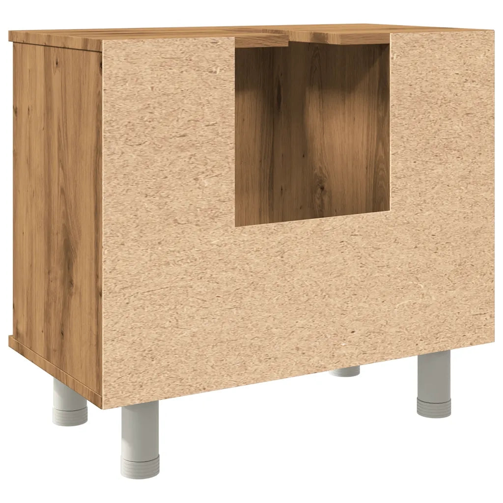 Armadietto Bagno | Armadio da bagno Artigianale 60x32x53,5 cm Legno Multistrato