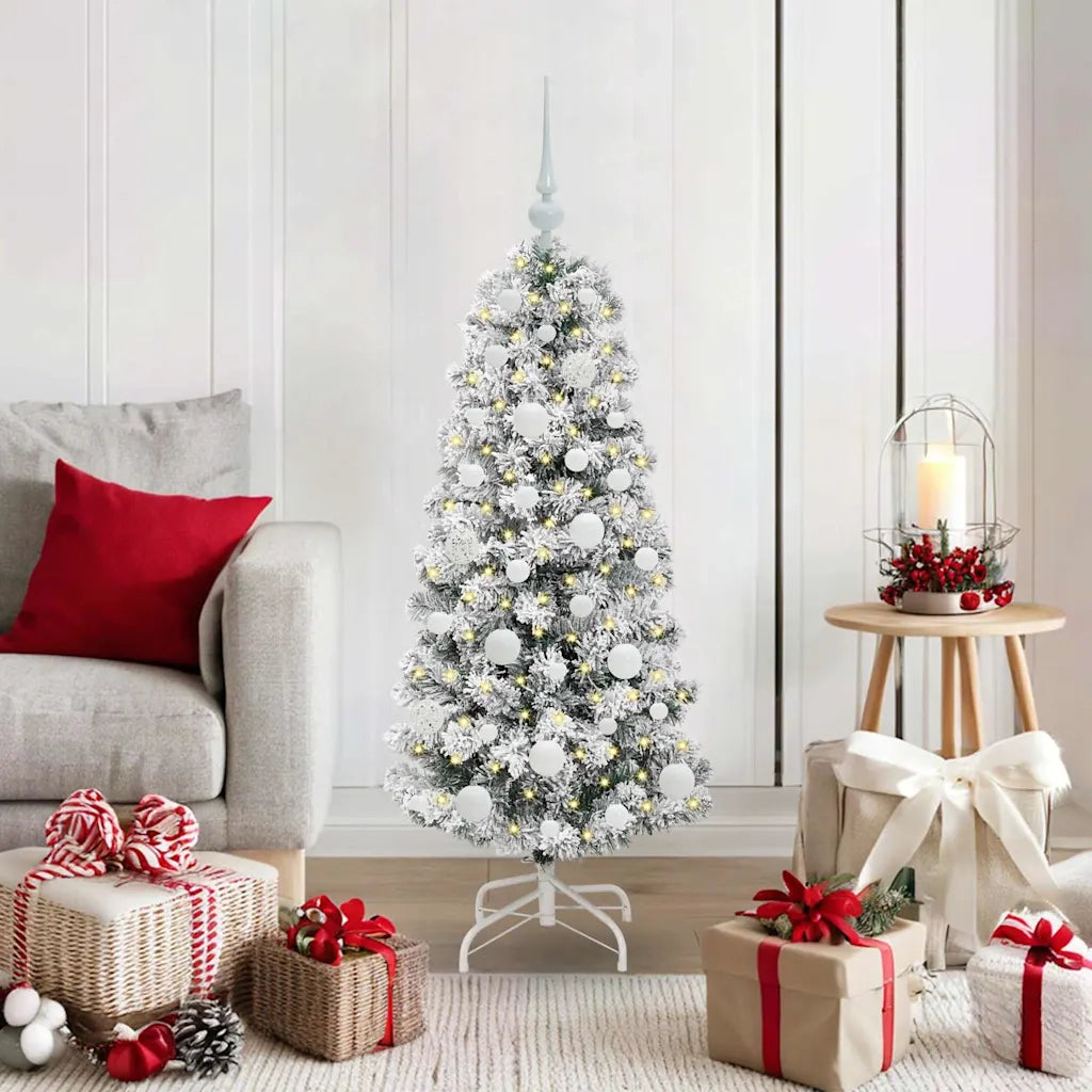 Albero di Natale | Decorazioni natalizie Artificiale con Rami Pieghevoli 120 cm
