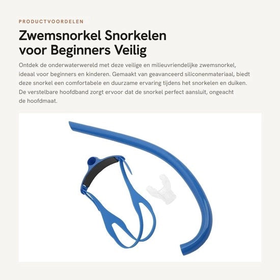 Set di Snorkeling Sicuro - Cintura Regolabile - Materiale Silicone Duraturo - Set di Snorkeling per Principianti - Set di Snorkeling per Bambini - Ambientalmente Piovane - Snorkel per Subacquea