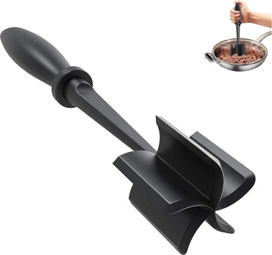 Stampatore di patate | Resistente al calore | Appeso | Nero