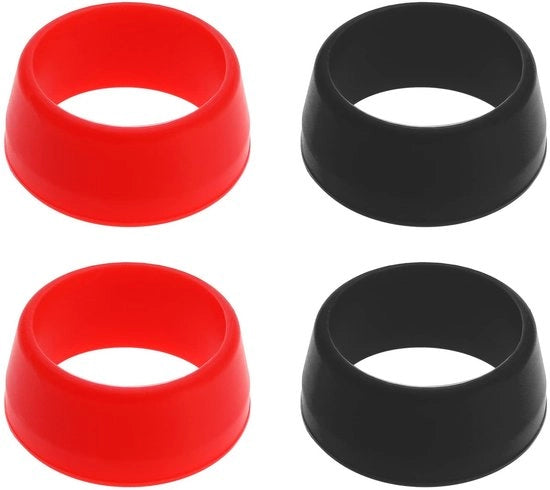 Penne per sella acqua resistenti - 4 pezzi - anello di gomma in silicone - antiscivolo - alta compatibilità - diametro 25-30mm - copri sella