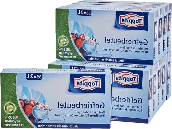 Sacchetti congelati 2 litri - trasparenti - 35 pezzi
