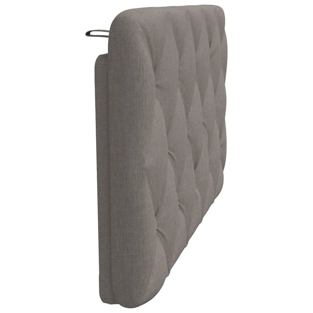 Cuscino Testiera Tortora 100 cm in Tessuto 4019209