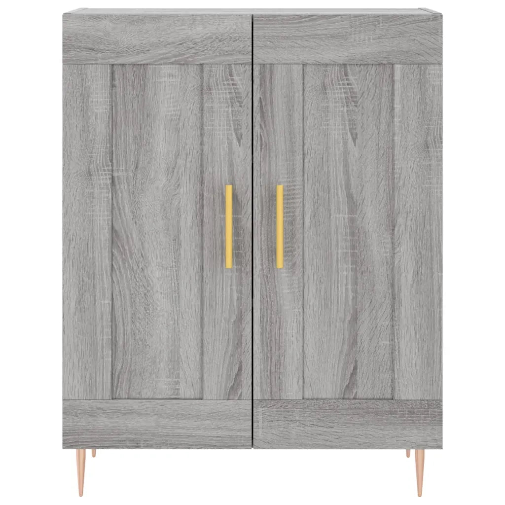 Credenza | Madia | Buffet da pranzo | Armadio da pranzo Grigio Sonoma 69,5x34x180 cm in Legno Multistrato