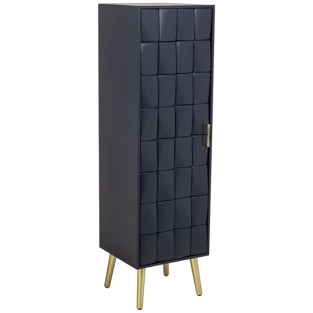 Armadio in legno nero 40.5x37x139.5h cm