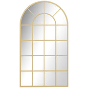 Specchio Arco Stile Industriale ¨C Xylo ¨C Metallo Dorato 110x65 cm