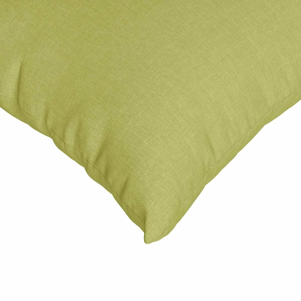 Cuscini da Divano 2 pz-Set di 2 Cuscini per Sofa Verde chiaro 80 x 80 cm Tessuto