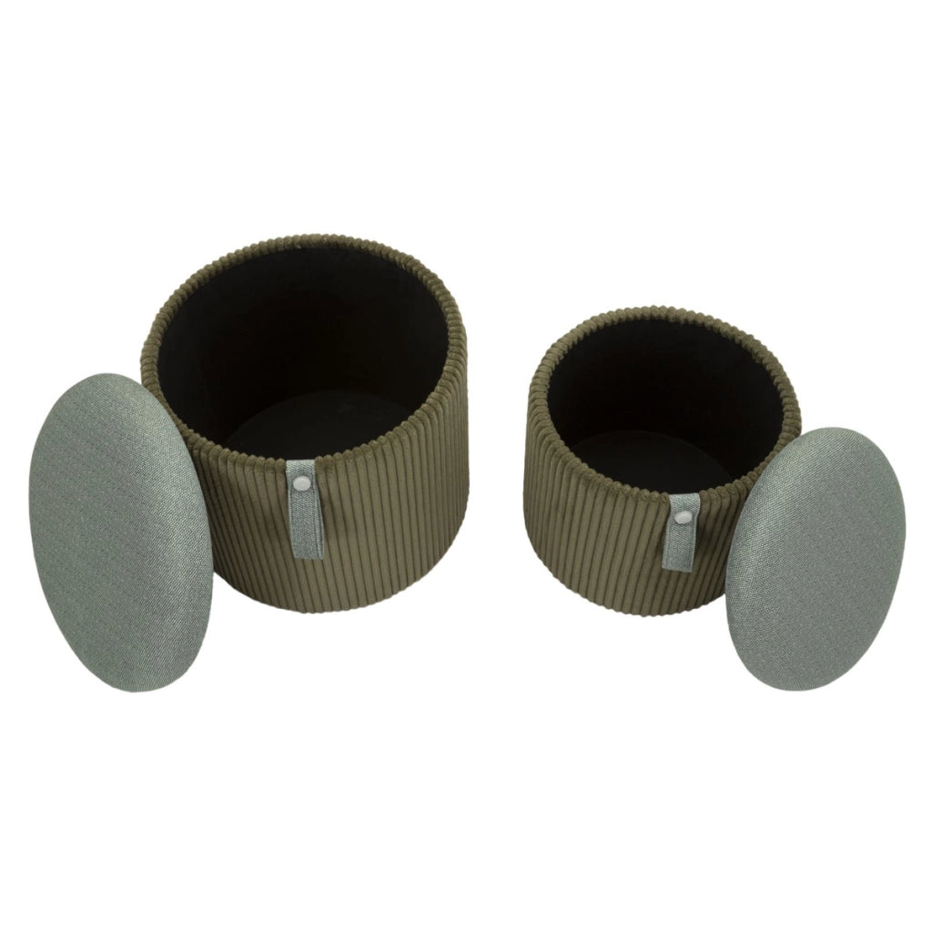 Pouf VKH719, Verde, MDF, 38x38x38 cm