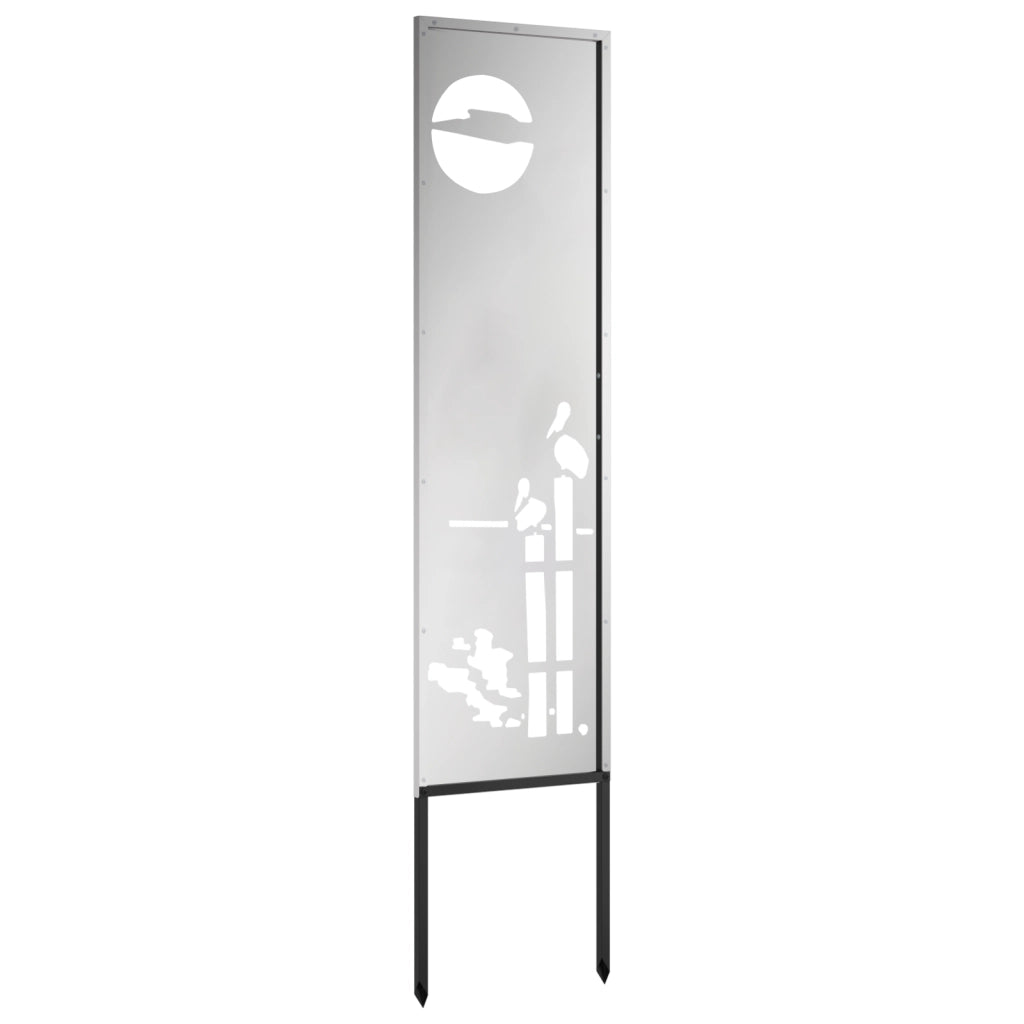 Schermo per privacy in giardino Traforo Argento 32 x 140 cm 876250