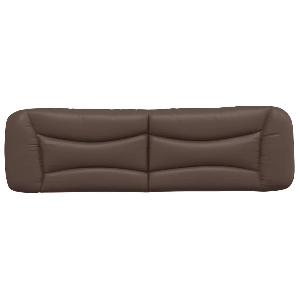 Cuscino Testiera Hvar Marrone 180 cm in Similpelle 374609